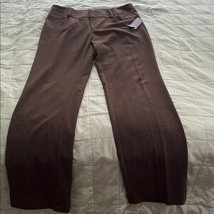 AB Studio Brown Wide Leg Women's Pants